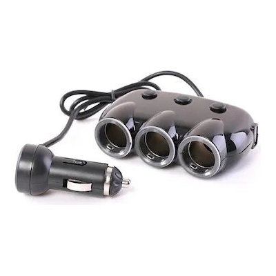 YOURZ Разклонител За Запалка с 3 Гнезда YOURZ YZ-CS02, 2 x USB Изхода, 12-24V, 3100mA (YZ-CS02)