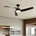 ZEVENTI - LED таванен вентилатор AERYS LED/24W/230V Wi-Fi Tuya черен + дистанционно управление (ZV0081)