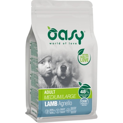 Oasy One Protein M/L Adult jahňacie 12 kg