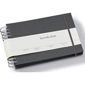 Semikolon Uni Mini Mucho албум за снимки, тъмносив, с черни страници (369980)