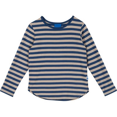 Finkid Детска блуза с дълъг ръкав Finkid Kid's Merisilli Longsleeve - Denim / Pebble - размер 110/120 (704-2214-0614)
