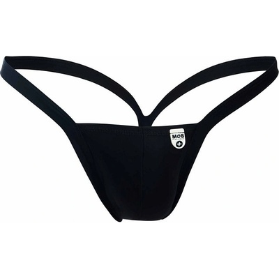 MOB Eroticwear Y Buns Thong Black L