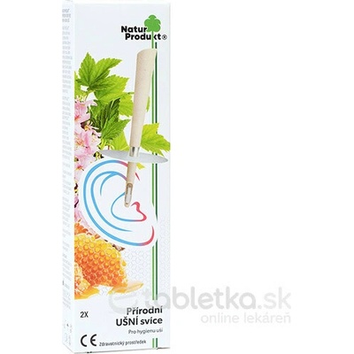 NaturProdukt Prírodné UŠNÉ sviečky 2 ks