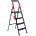 HORECANO Стълба MENSA PLUS 3+1 - 45x90xh138cm ЧЕРНА (MRD143) (0157232)