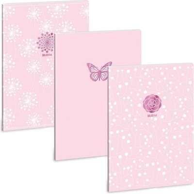 ARS UNA Pink Spring zošit 444 A4 linajkový