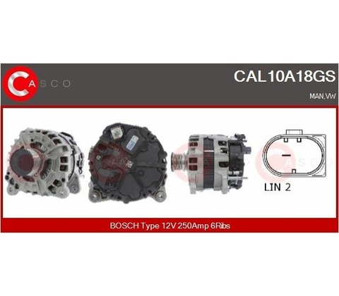 Generátor CASCO CAL10A18GS
