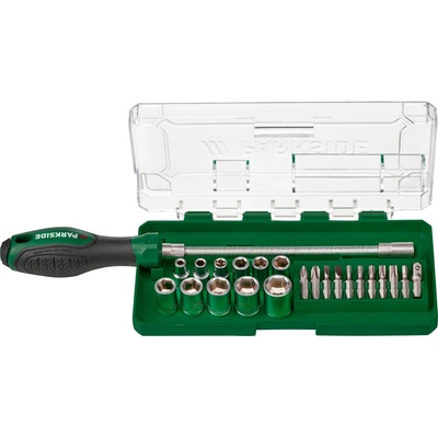 PARKSIDE Sada šroubováků / Sada ráčnového šroubováku s bity, 23dílná / 24dílná (ohebná hřídel) – Zboží Dáma