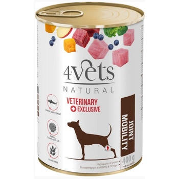 4Vets NATURAL 4Vets Мобилност на ставите при кучета 400 г