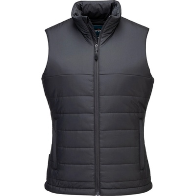 Portwest insulated baffle gilet s607 / Дамски водоустойчив елек - метално сив m (s607mgrm)