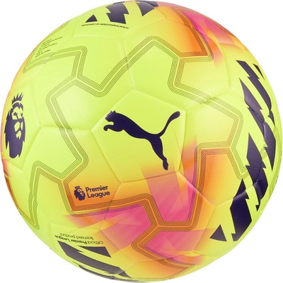 PUMA Футболна топка Puma Orbita Match Premier League Football 25/26 - EPL 2025/26 - Yellow/Pink