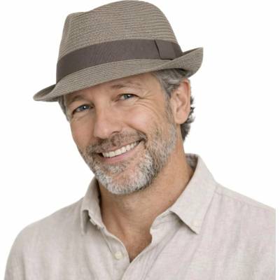 Fiebig Headwear since 1903 Nemačkavý letní klobouk Trilby