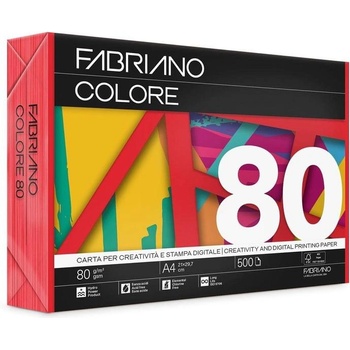 Fabriano Копирна хартия Colore, A4, 80 g/m2, червена, 500 ли (1505180171)