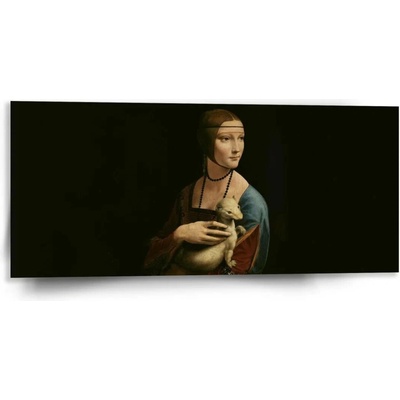 Sablio Obraz Dáma s hranostajem - Leonardo da Vinci - 110x50 cm