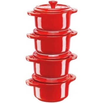 Staub Sada 4 keramických foriem Mini Cocotte 10 cm