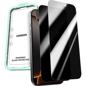 UGREEN iPhone 17 Pro UGREEN SP1155 екранен протектор стъкло 2бр. , антирефлексен, 9H + рамка, TRANSFER 95829 (95829)