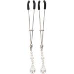 Taboom Nipple Play Tweezers With Pearls Silver