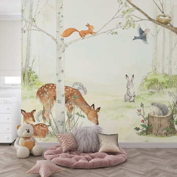 Decono Детски Фототапет Горски Животни
