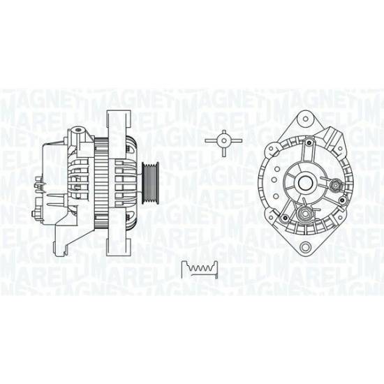 Alternátor MAGNETI MARELLI 063731581010 od 103,75 € - Heureka.sk