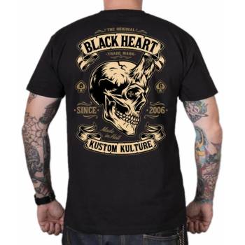 Black heart Мъжка тениска black heart - devil skull - black - 673