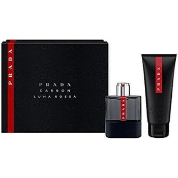 Prada Luna Rossa Carbon EDT 50 ml + sprchový gél 100 ml pre mužov darčeková sada