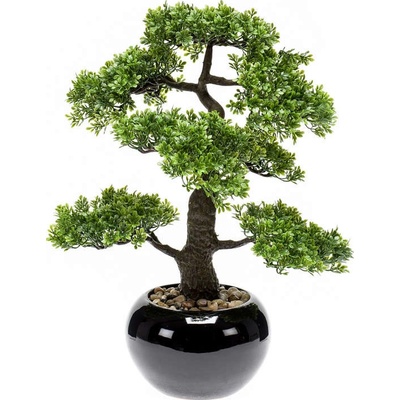 Umelý Bonsai Ficus mini v kvetináči, 47cm