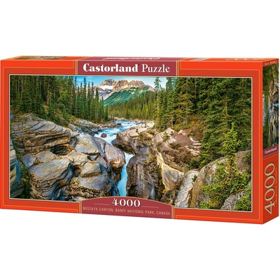 Castorland Kaňon Mistaya Národní park Banff Kanada 4000 dielov