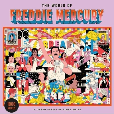 The World of Freddie Mercury 1000 Piece Puzzle A Jigsaw Puzzle - Smits Timba