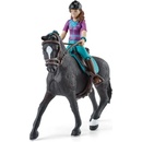 Figurky a zvířátka Schleich 42541 Lisa s pohyblivými klouby na koni