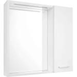 SAPHO Zoja - Огледален шкаф с осветление, 60x60x14 см, 1 врата, десен, бял 45022S (45022S)