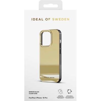 Clear Case iDeal Of Sweden iPhone 15 Pro Mirror zlaté