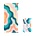 Dock&Bay UK Dock&Bay Бързосъхнеща кърпа за плаж Get Wavy