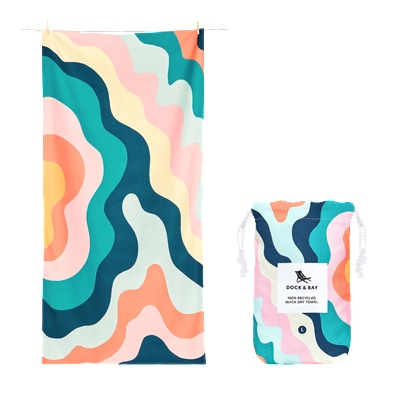 Dock&Bay UK Dock&Bay Бързосъхнеща кърпа за плаж Get Wavy