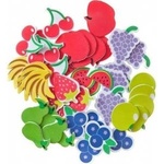 Dalprint Fruit foam stickers 45pcs