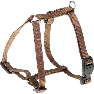 Ferplast Champion - Регулиращ нагръдник за кучета, вратна обиколка 24-38 см. гръдна обиколка от 30 до 46 см. - кафяв