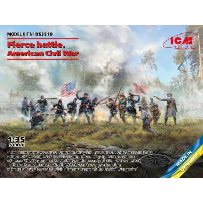 ICM Fierce Battle American Civil War 1:35