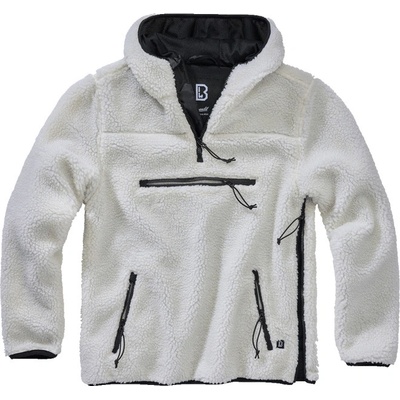 Brandit TeddyFleece Worker Pullover Jacket white