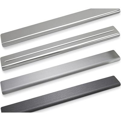 CRONI Prahové nerezové lišty Renault Laguna II (2000 - 2007) 5 dveřový model - 7. Černý odstín a hladký povrch 7. Černý odstín a hladký povrch | Zboží Auto