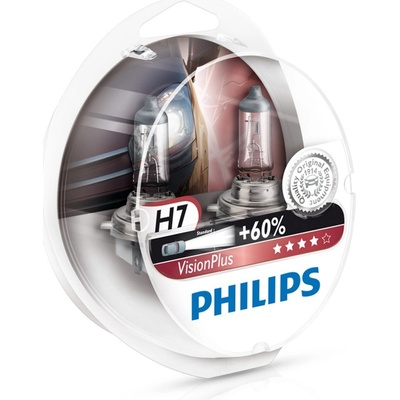 Philips VisionPlus 12V H7 55W PX26D 2 ks