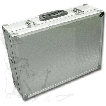 Extol Craft 9703 kufr na nářadí hliníkový 460 x 330 x 150 mm stříbrná barva