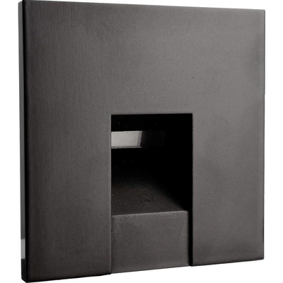Deko Light Abdeckung eckig schwarz für Alwaid 930484 kryt