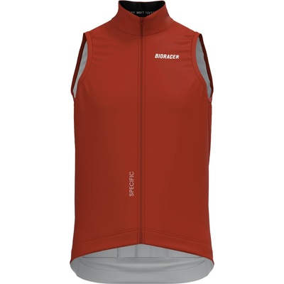 Bioracer Мъжки елек за колоездене Bioracer Wind Gilet Cycling vest - Terra Cotta (054-0381-0211)