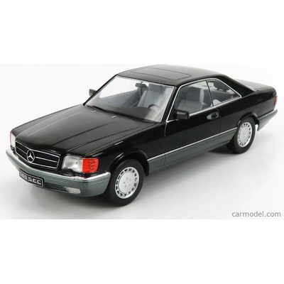 Kk-scale Mercedes benz S-class 560sec c126 Coupe 1985 Black 1:18