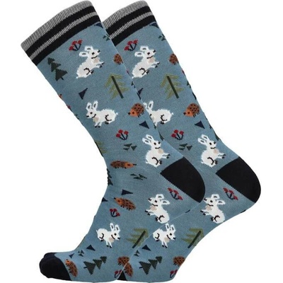 Sukkamestarit Merino ponožky zajíčci 39-42 modré
