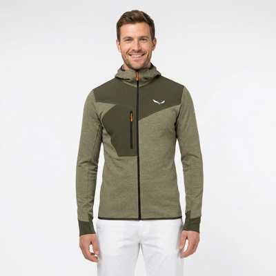 Salewa PUEZ 2 DRY ML/S HOOD FZ TEE Man