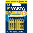 VARTA Longlife AA 6 ks BAVA 4106 6PACK