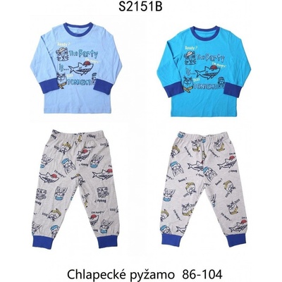Chlapecké pyžamo WOLF SB středně modrá