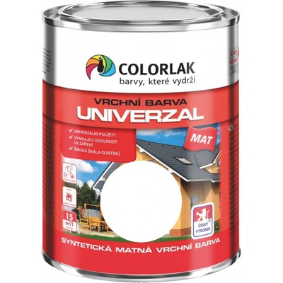 Colorlak Univerzal 0,6 l bílá matná – Zbozi.Blesk.cz