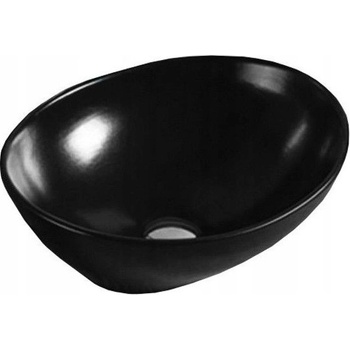 Mexen Elza мивка над плота 40 x 33 cm, черен гланц - 21014070 (21014070)