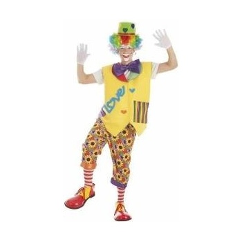 BigBuy Carnival Маскировъчен костюм за възрастни Love Клоун (5 Части) Размер XL