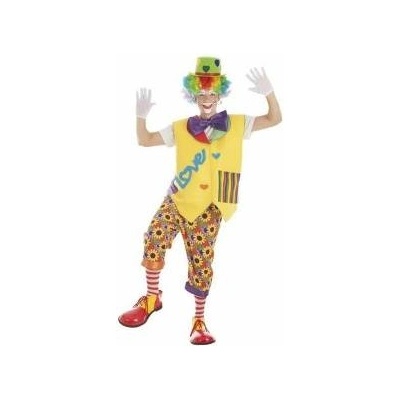 BigBuy Carnival Маскировъчен костюм за възрастни Love Клоун (5 Части) Размер XL